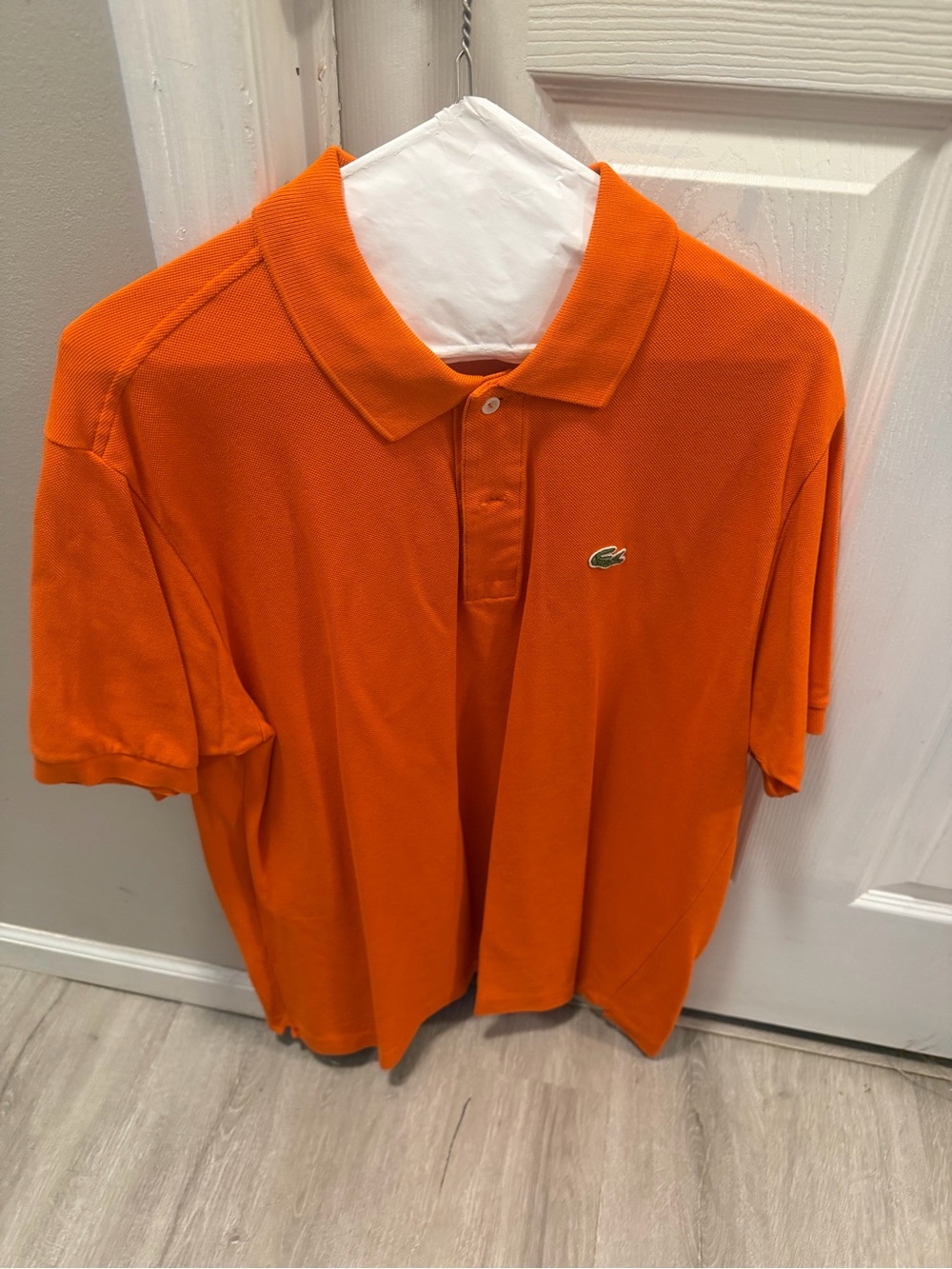Lacoste Bright Orange Short-Sleeve Polo Shirt and Larph Lauren Polo